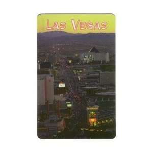 Collectible Phone Card $5. Evening Photo of Las Vegas Strip, Taken 