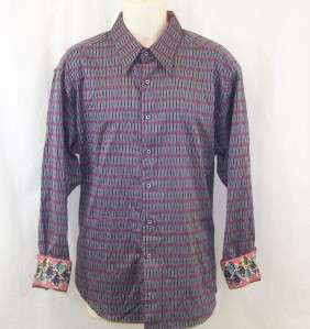 NEW ROBERT GRAHAM EMBROIDERED CASUAL MENS Special Edition SHIRT SZ XL 