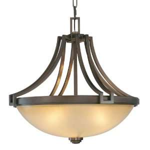 Underscore Collection 4 Light 26 Bronze Pendant with Brushed Caramel 