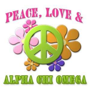  Peace, Love & Alpha Chi Omega 