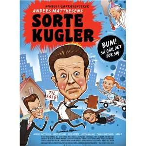 Sorte Kugler (2009) 27 x 40 Movie Poster Danish Style A 