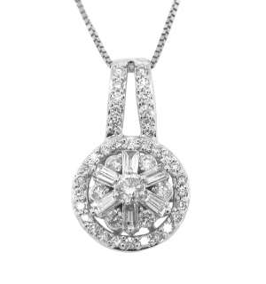   antique style pendant necklace in 14kt white gold retail appraisal