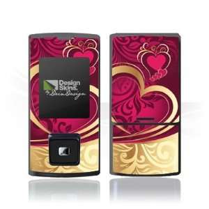   Skins for Samsung J600   Heart of Gold Design Folie Electronics