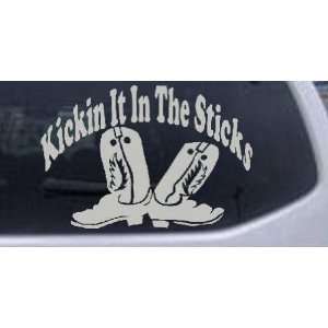 Kickin It In The Sticks Country Car Window Wall Laptop Decal Sticker 