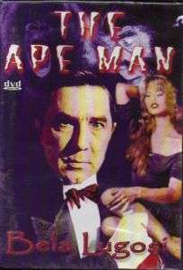 Bela Lugosi * THE APE MAN * Horror DVD  