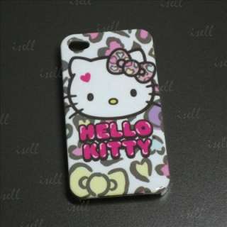   Kitty Cute Hard Back Cover Skin Shell Case For Apple iPhone 4 4G 4S H8