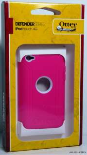  Box OtterBox Defender Rugged Case for iPod Touch 4G PINK/WHITE FAST