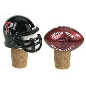  BSS   Texas Tech Red Raiders NCAA Wine Bottle Cork Set (2 