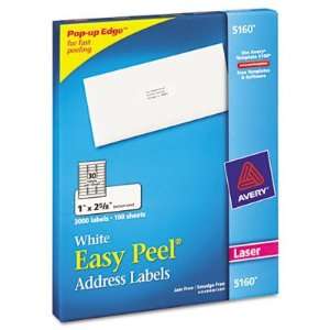  Avery Easy Peel Laser Address Labels AVE5160: Office 