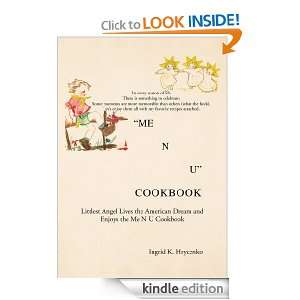 ME N U COOKBOOK  The Littlest Angel Lives the American Dream and 