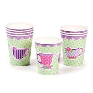  Girly Tea Party Cups (8 pc) Toys & Games
