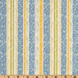  44 Wide Jemima Puddle Duck Stripe Blue Fabric By The 