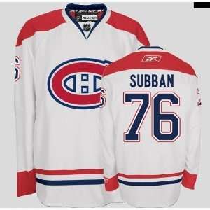 NHL New Player Montreal Canadiens Jersey #76 P.k. Subban White Hockey 