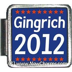  Gingrich 2012 Italian Charm Bracelet Jewelry Link A10310 