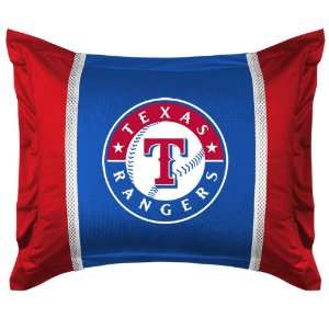  MLB Texas Rangers Pillow Sham   Sidelines Series Sports 