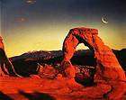   Color Photo Crescent Moon Arches National Park Utah Delicate Arch