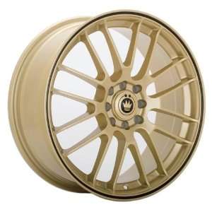 16x7 Konig Twilite (Gold w/ Black Stripe) Wheels/Rims 4x100/114.3 