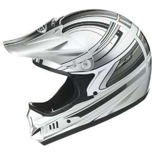  GMAX GM36X Full Face Helmet XX Large  Silver Automotive