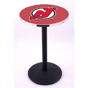 New Jersey Devils Pub Table w/ Round Base Sports 