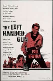 The Left Handed Gun 1958 Original U.S. One Sheet Movie Poster  