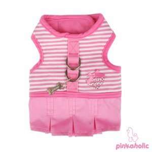 Pinka Mod Flirt Harness Dress   Pink Lg (Chest 16.9) Pet 