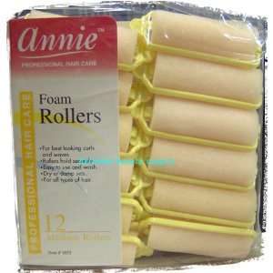  annie Foam roller SIZE 7/8 x 2 1/2 12ct #1052 Beauty