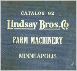 1920 Lindsay Brothers Farm Machinery Catalog on CD  