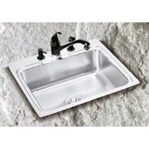  Elkay Kitchen Sink   1 Bowl Lustertone LRAD221950R1