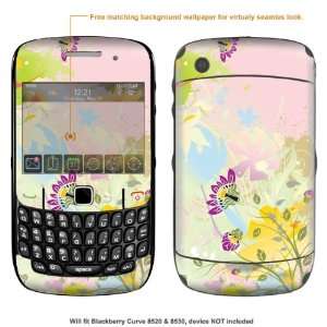  Protective Decal Skin Sticker for Blackberry Curve 8520 