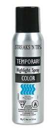 tempor ary color highlight spray sprays hair with a fine mist of color 