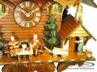Black Forest Cuckoo Clock 8 Day The Grandparents NEW  