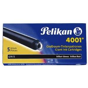  Giant Ink Cartridge, Brilliant Black Pelikan 4001. 3 Pack 