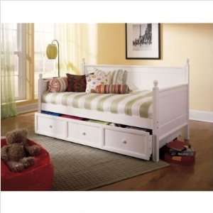   Daybed in White (3 Pieces) Trundle Trundle Included