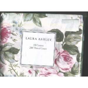  Laura Ashley Twin Sheet Set Antique Rose: Home & Kitchen