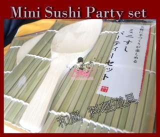 BRAND NEW Japanese Sushi Roll Bamboo Mat W / Paddle  