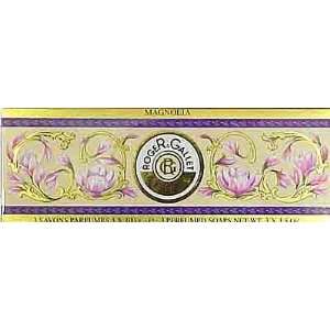  Magnolia By Roger & Gallet For Women. Perfumed Soap 3 X 3 