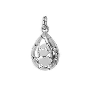  Silver Pendant Silver Ball Drop Pendant: Jewelry