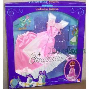 Cinderella Ballgown for 11.5 barbie sized doll   1991 
