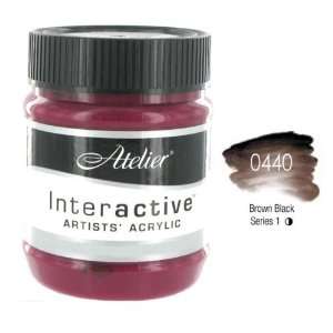   Atelier Interactive Acrylic   250 ml Jar   Brown Black Toys & Games