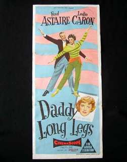 DADDY LONG LEGS Fred Astaire ORIGINAL daybill poster  