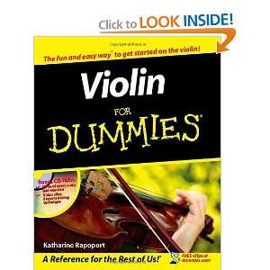  Violin For Dummies [Paperback] Katharine Rapoport Books