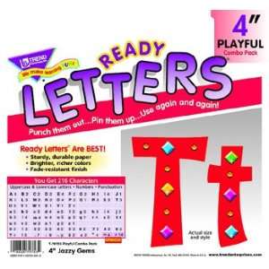  Quality value Jazzy Gems Ready Letters 4In Upper By Trend 