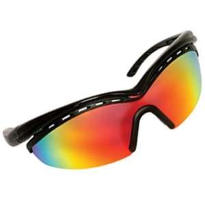  BANGERZ, HS 8500 Slatted Venting Sports Sunglasses BLACK 