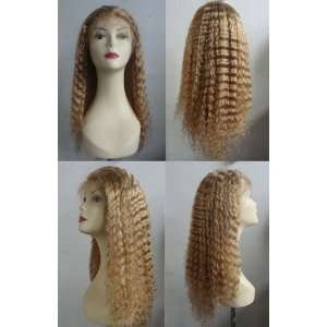  20 #27A Indian Remy Hair Lace Wig Jerry Curly: Beauty
