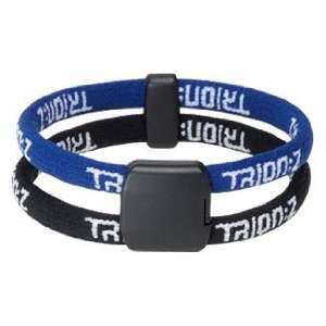 Trion Z Black/Blue Ionic/Magnetic Dual Loop Single Bracelets   Trionz