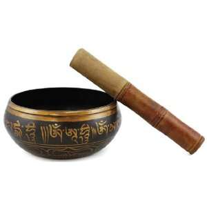  Medium Brass Tibetan Buddha Singing Bowl: Office Products