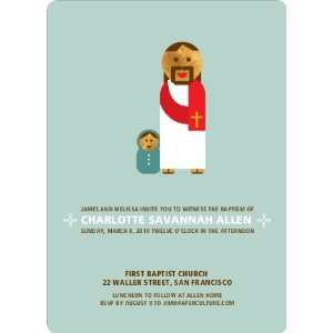  Baby and Jesus Baptism Invitation: Health & Personal Care