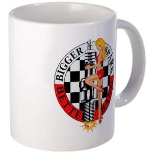  Mug (Coffee Drink Cup) Biker Chick Bigger Spark Better 