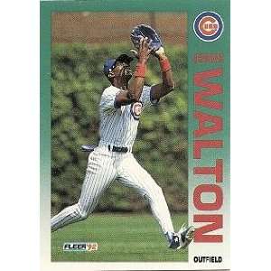  1992 Fleer #396 Jerome Walton