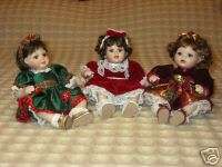 Marie Osmonds Generations Tiny Tot Trio Dolls  